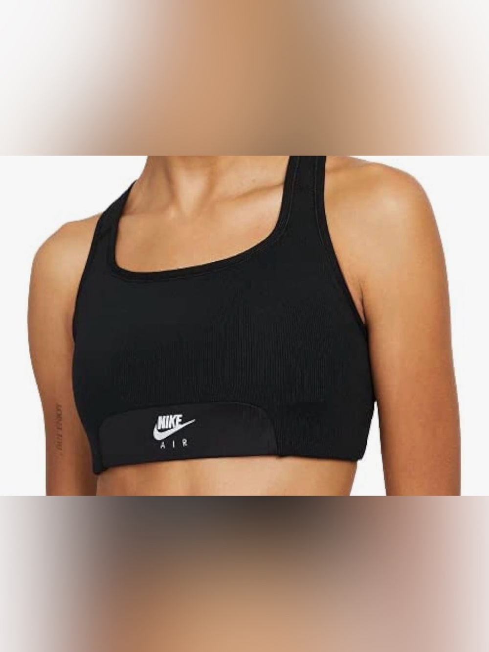 Nike Swoosh Sports Bra, Women's BV3630, Medium Support, Dri-Fit, Black small
